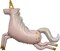 Magical Unicorn Foil Balloon (Pack of 1) - XL Pastel Rainbow Unicorn Party Decoration with Gold Foil Accents, Birthday Balloon for Kids